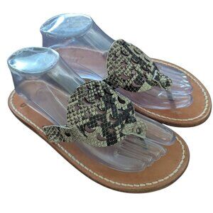 🦅 FREEBIRD by Steven - Vallarta Sandals with snakeskin finish - Size 9 🦅